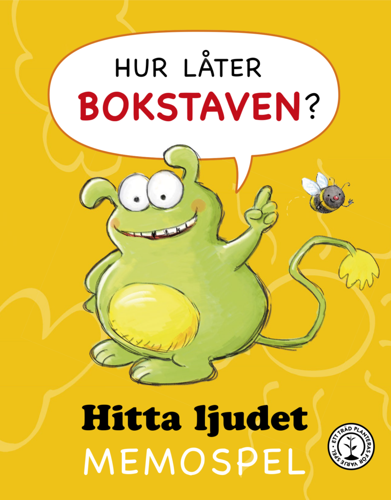 Hur låter bokstaven? Hitta ljudet memospel – spelförpackningen framifrån.